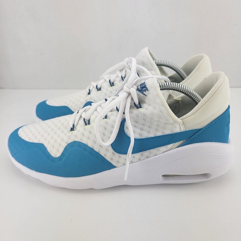 Nike Womens Size 11 White Aqua Blue Air Max Sasha Sneakers 916783-100